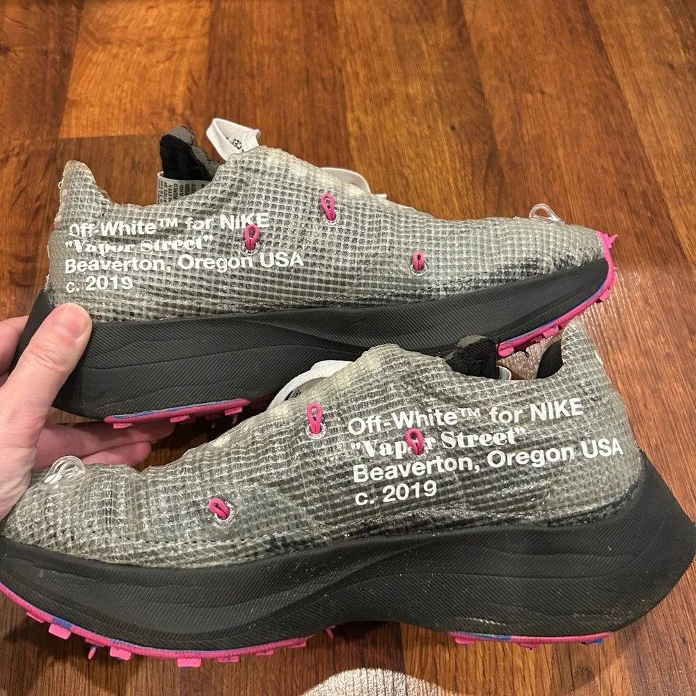 Nike Vapor Street Off-White Black Laser Fuchsia Women’s Size 9